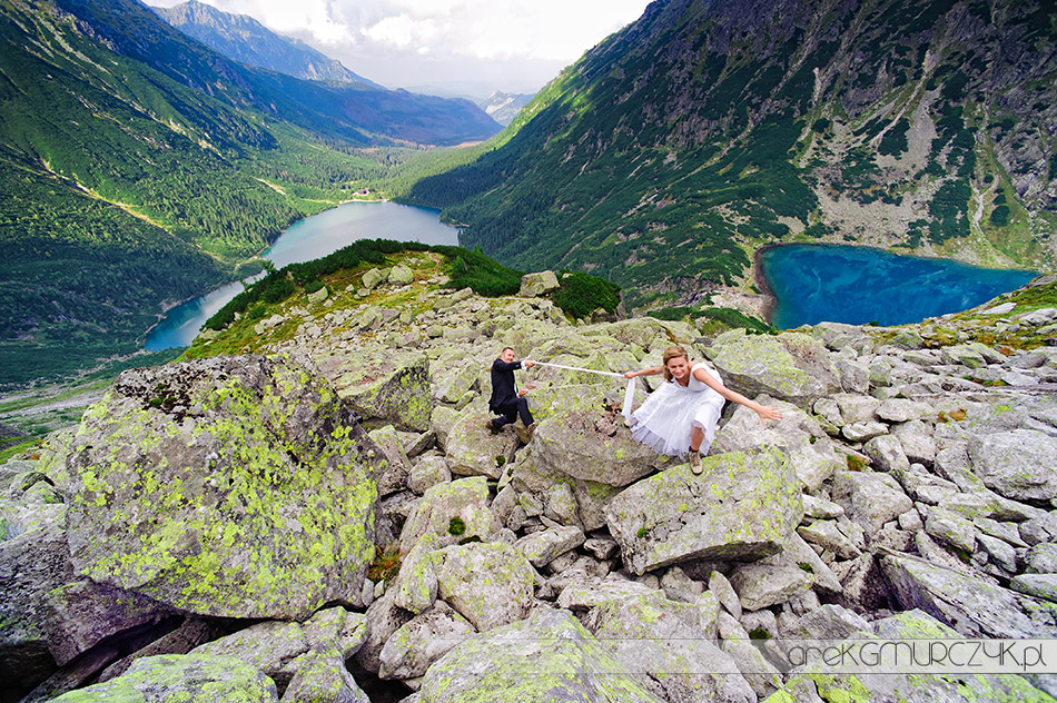 Sesja ślubna w górach